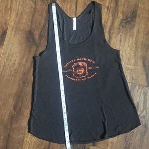 Authentic Pappy & Harriet’s Pioneertown Palace Tank Med. Retire Now, Work Later.